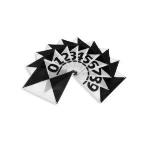 GCP Aerial Targets (Pack 10 units) | Model P (60x60cm) 0-9